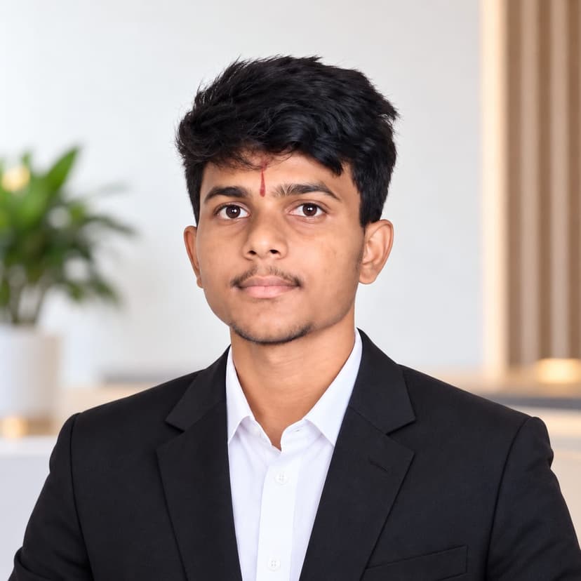 P.VAMSHI KRISHNA — CO-FOUNDER & CFO